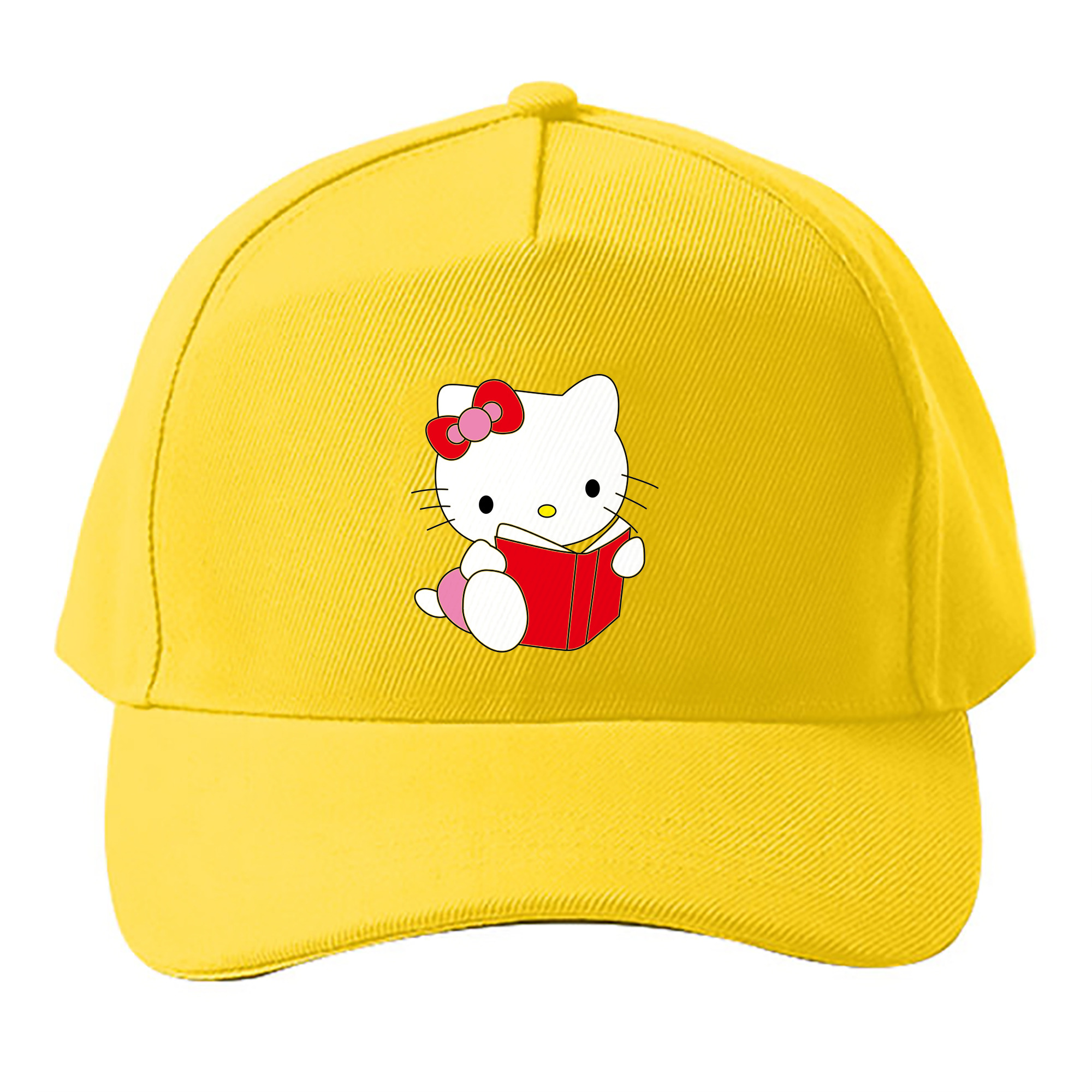 （画像用） Hello Kitty ハローキティ ベースボールキャップ 綿100％ 男女兼用 帽子 スポーツ